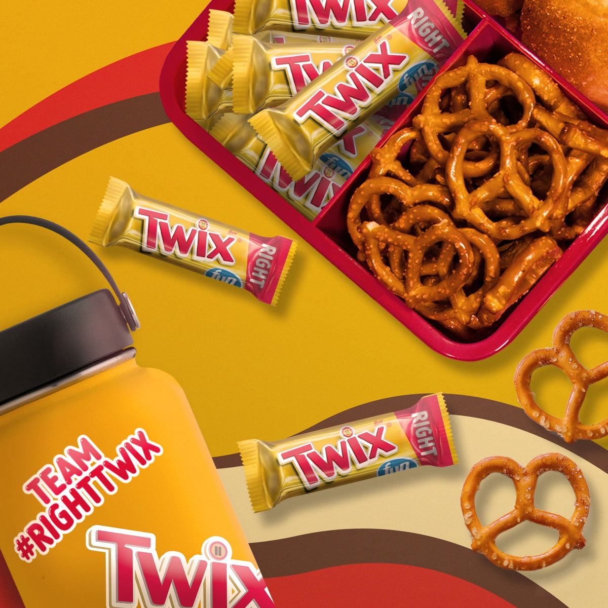 Twix Caramel Fun Size Chocolate Cookie Candy Bars, 18.28 oz Bag