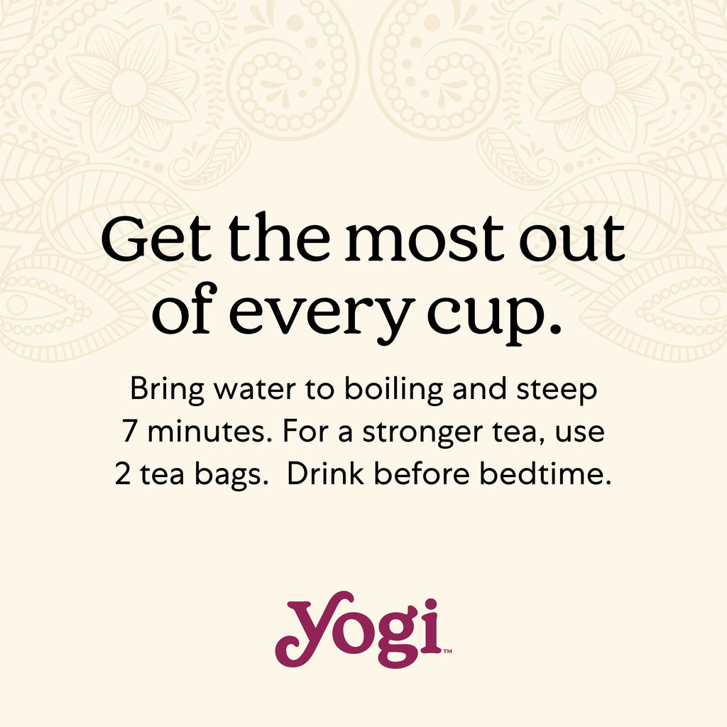 Yogi Soothing Caramel Bedtime, Organic Herbal Wellness Tea Bags, 16 Count