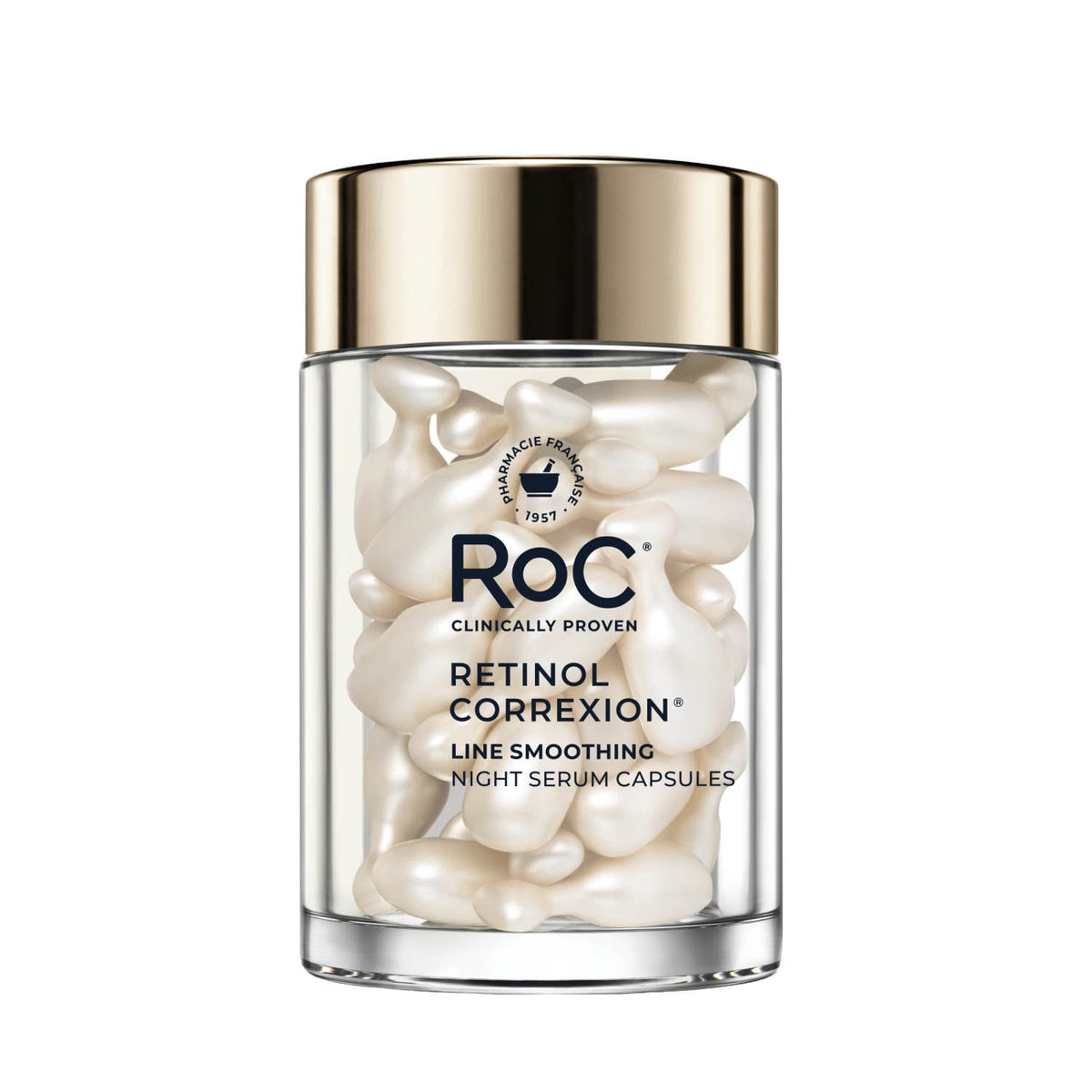 RoC Retinol Correxion Capsules, Anti-Aging Night Serum, Anti-Wrinkle Treatment, 30 Ct