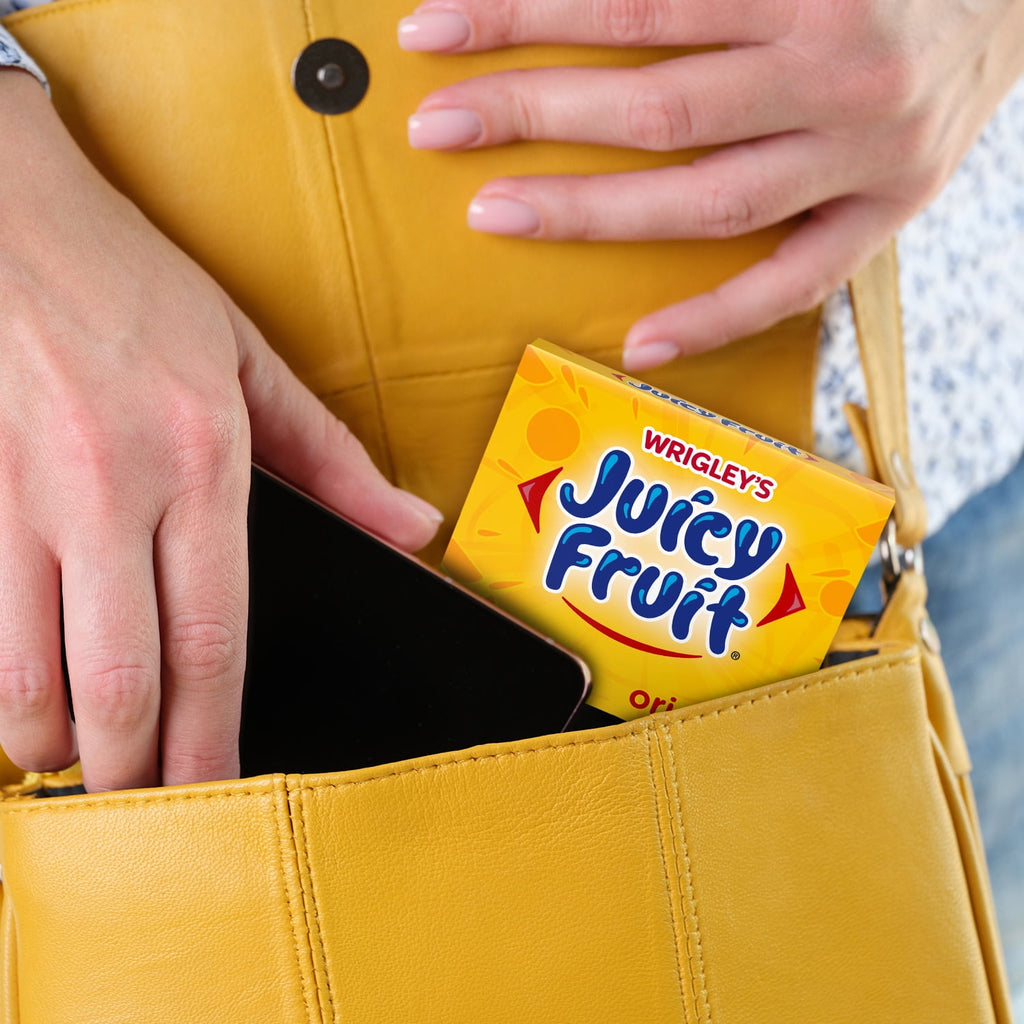 Juicy Fruit Chewing Gum, Value Pack - 15 Count (3 Pack - 45 Total Pieces)