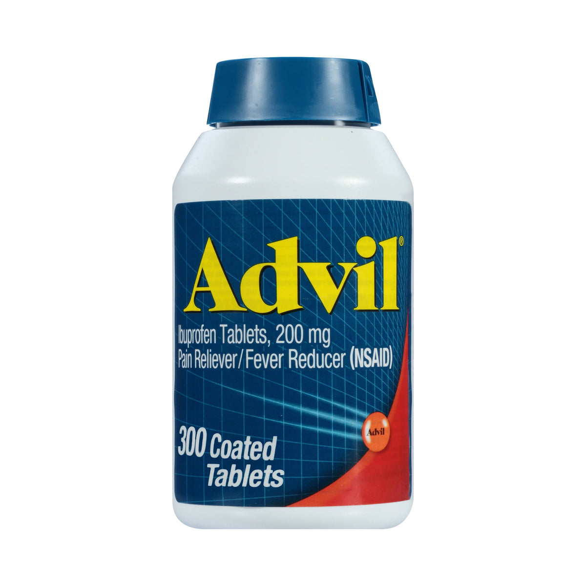 Advil Pain Relievers and Fever Reducer Coated Tablets, 200Mg Ibuprofen, 300 Count