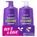 Aussie Miracle Volume Shampoo and Conditioner Set for All Hair Types, 26.2 fl oz