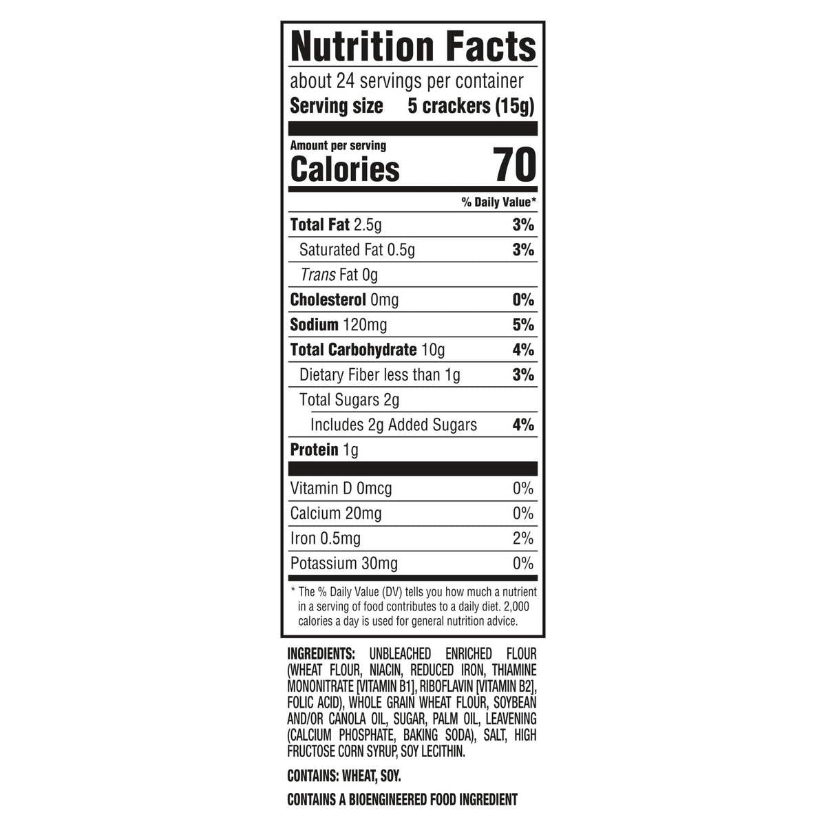 RITZ Whole Wheat Crackers, Snacks for Kids and Adults, Lunch Snacks, 12.9 oz