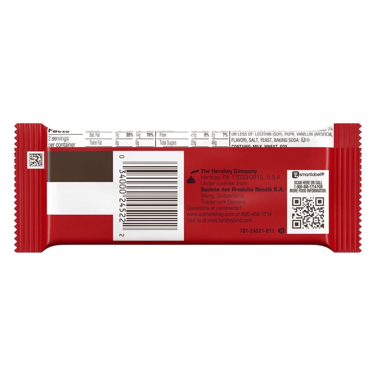 Kit Kat Big Kat Milk Chocolate Wafer King Size Candy, Bar 3 oz