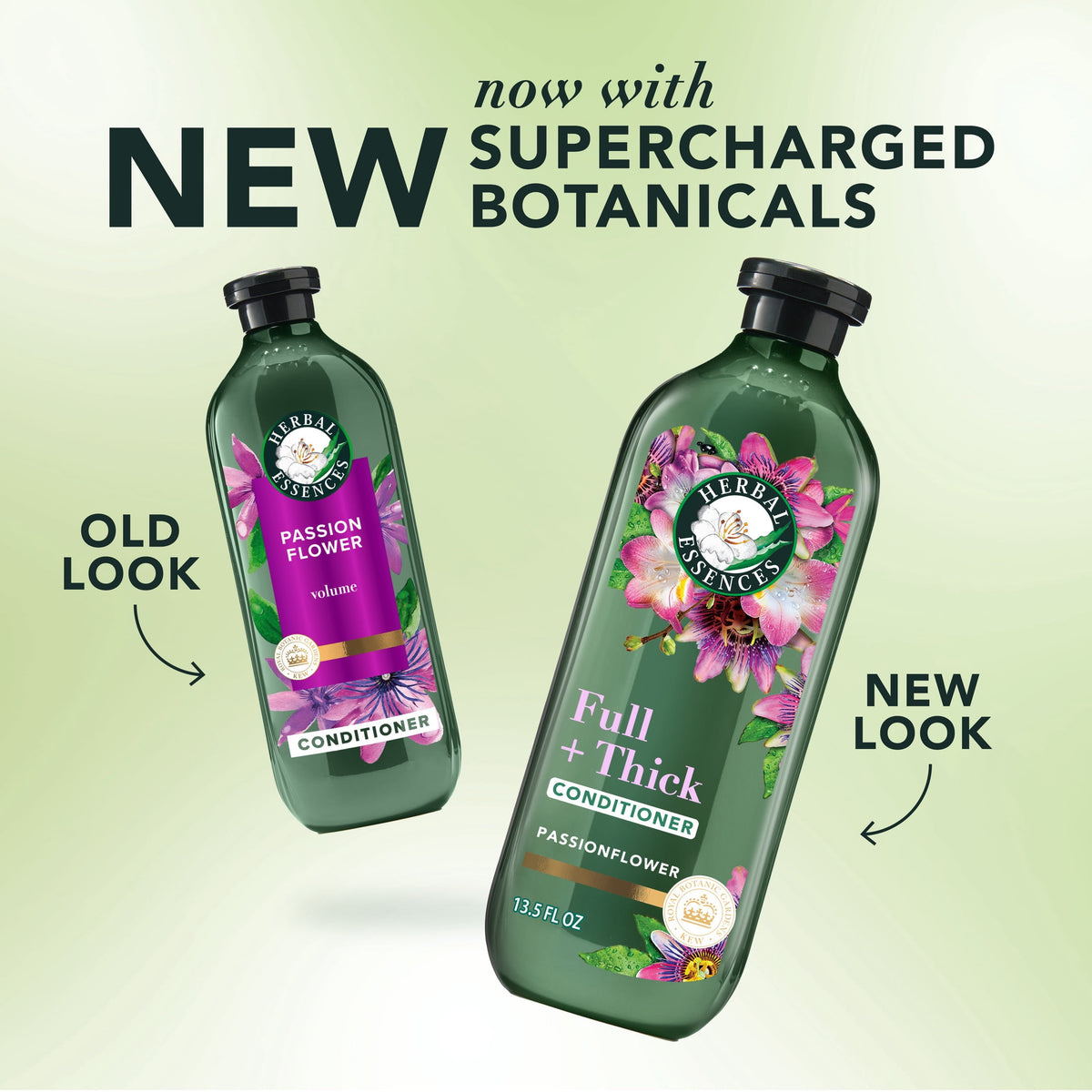 Herbal Essences Full + Thick Passionflower Sulfate Free Conditioner, 13.5 fl oz