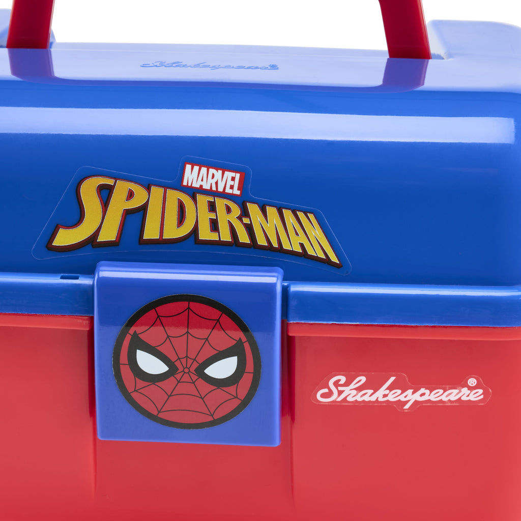 Shakespeare Marvel Spider-Man Play Box, Kids Fishing Tackle Box