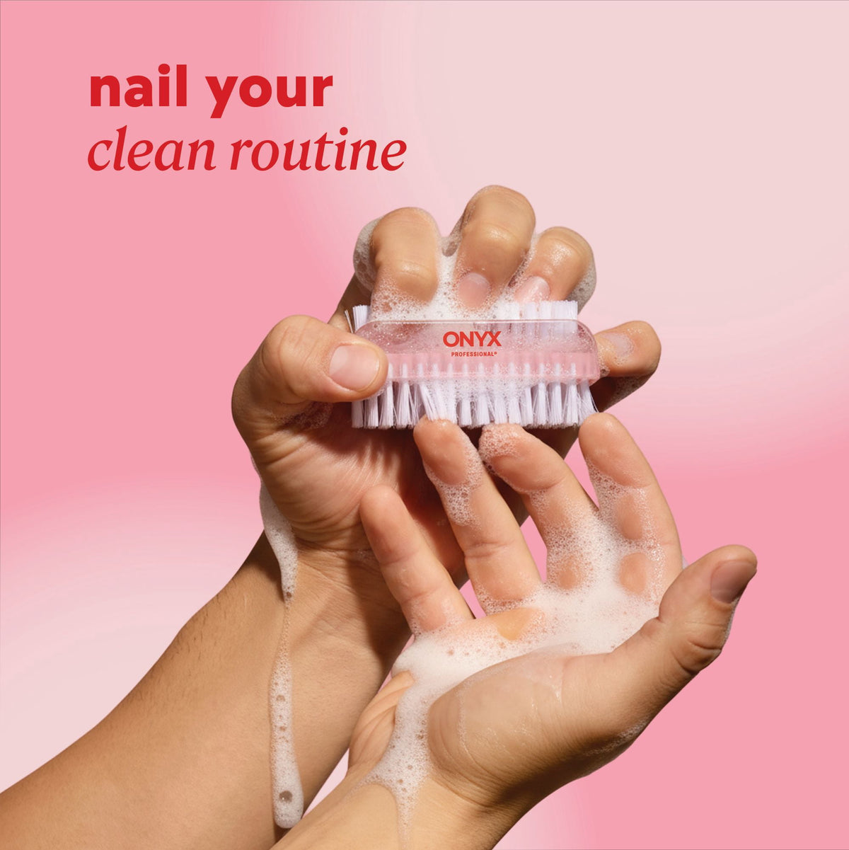 ONYX Professional Get Tidy Double-Sided Nail Brush