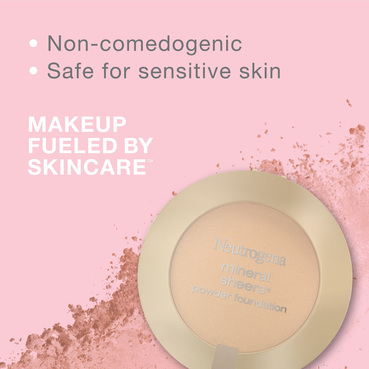 Neutrogena Mineral Sheers Oil-Free Powder Foundation, Nude 40,.34 oz