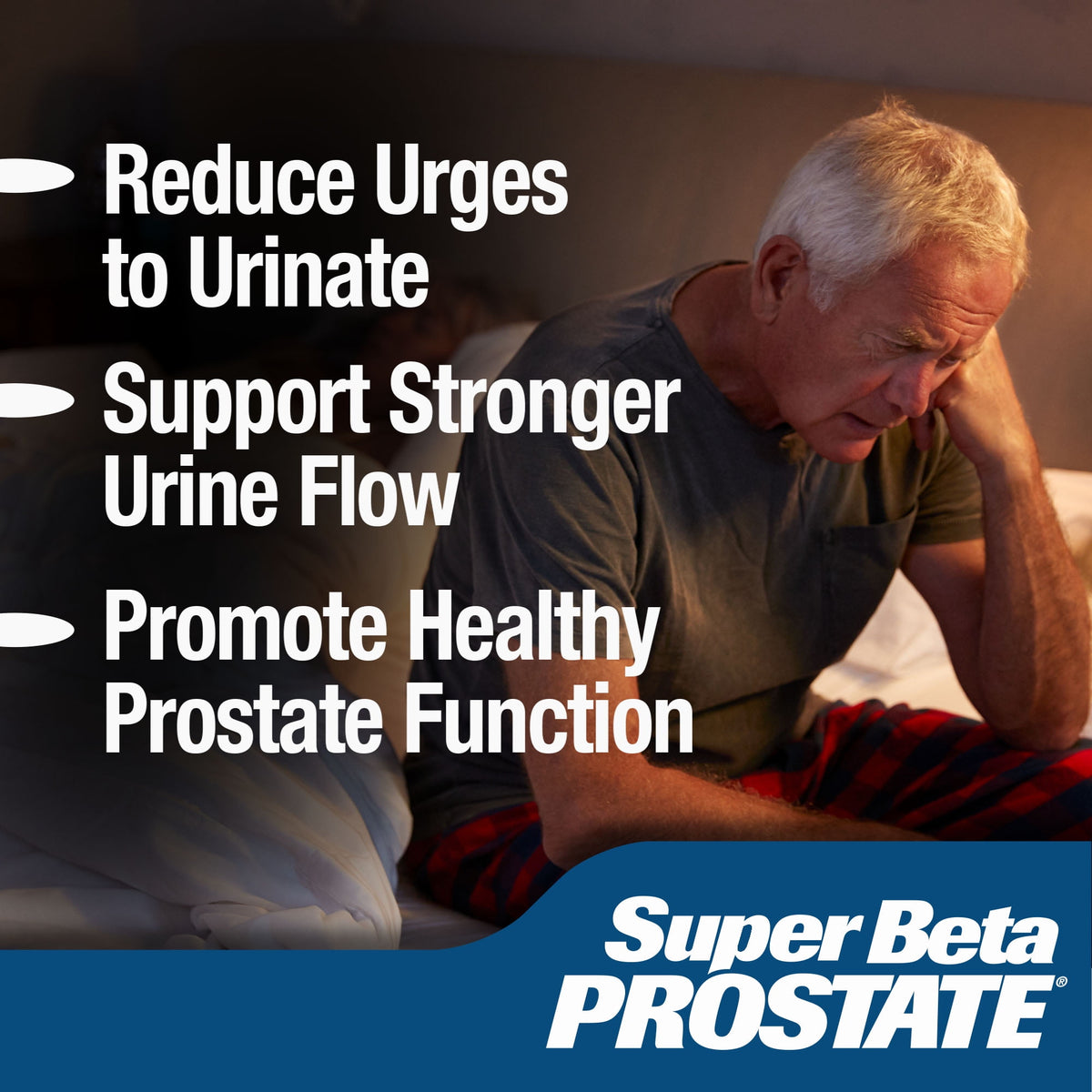 Super Beta Prostate, Recommended Prostate Supplement for Men, Reduce Bathroom Trips Night, Promote Sleep & Bladder Emptying, Beta Sitosterol