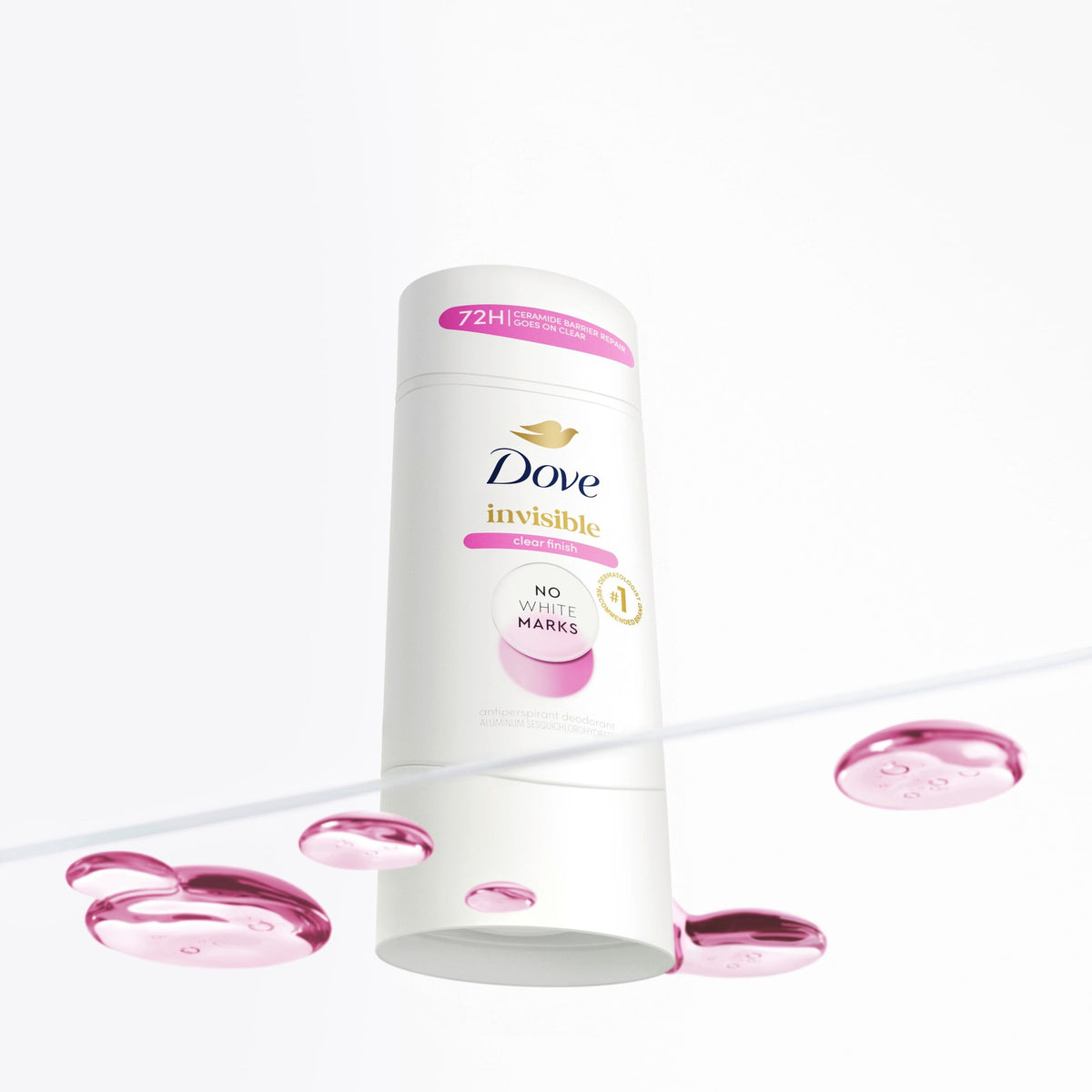 Dove Advanced Care Antiperspirant Deodorant Stick Clear Finish, 2.6 oz Twin Pack