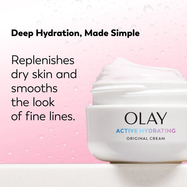 Olay Active Hydrating Cream Face Moisturizer, 2.0 fl oz
