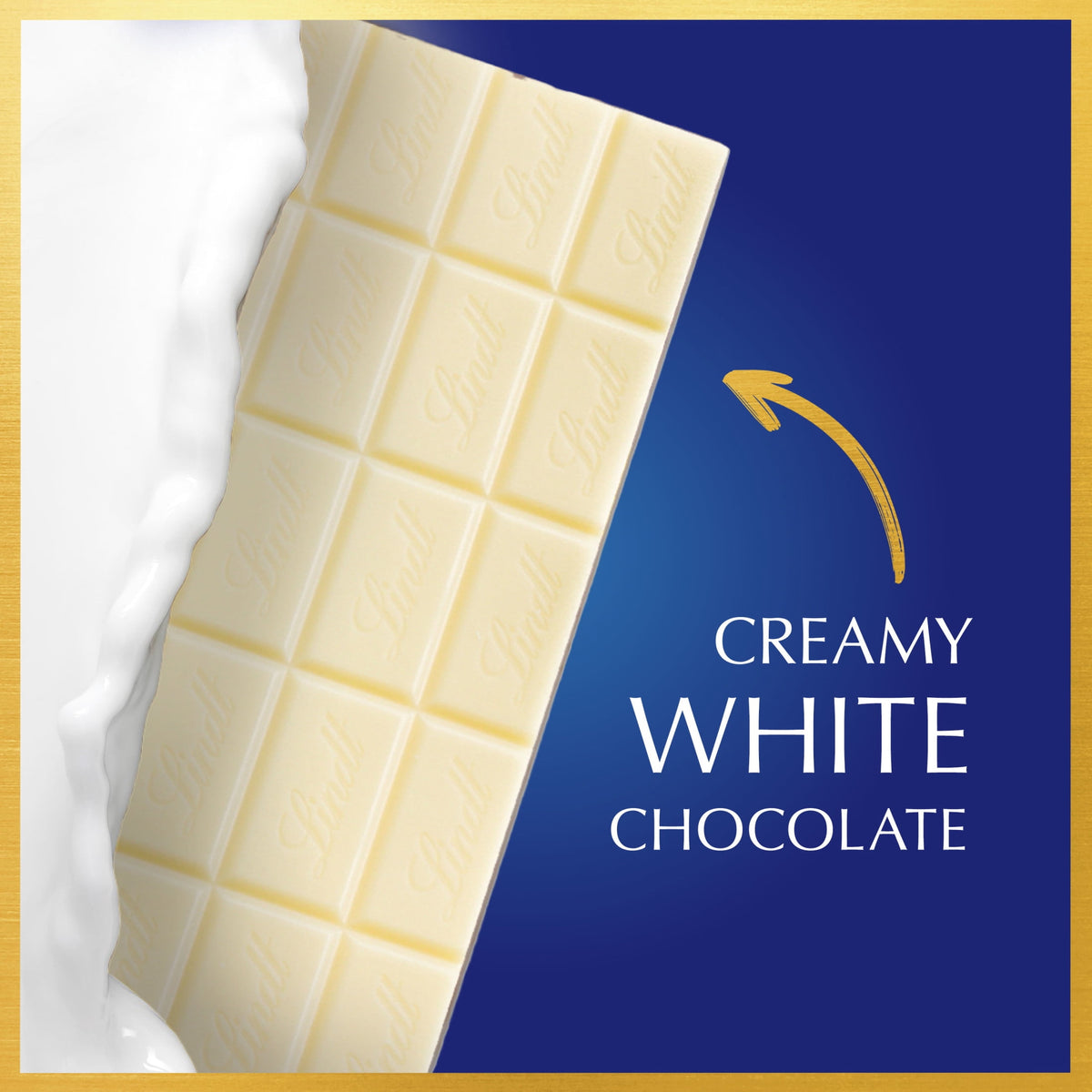 Lindt Classic Recipe White Chocolate Candy Bar, 4.4 oz, Bar