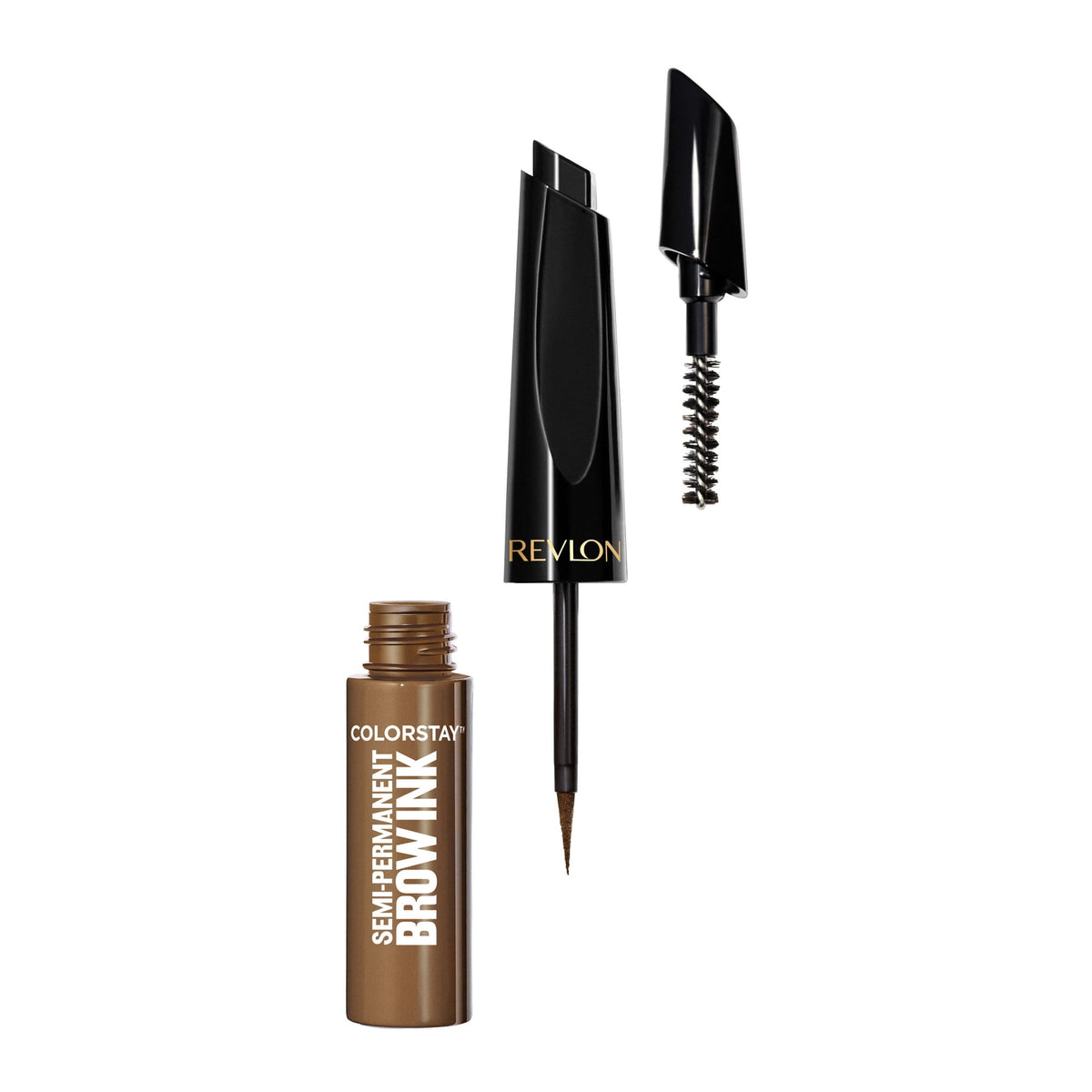 Revlon ColorStay Semi-Permanent Brow Ink Waterproof Eyebrow Enhancer Gel, 352 Soft Brown Ink, 0.09 fl oz.