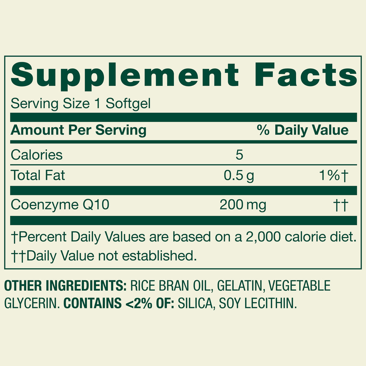 Spring Valley Rapid Release CoQ10 Softgels, 200mg, 150 Count