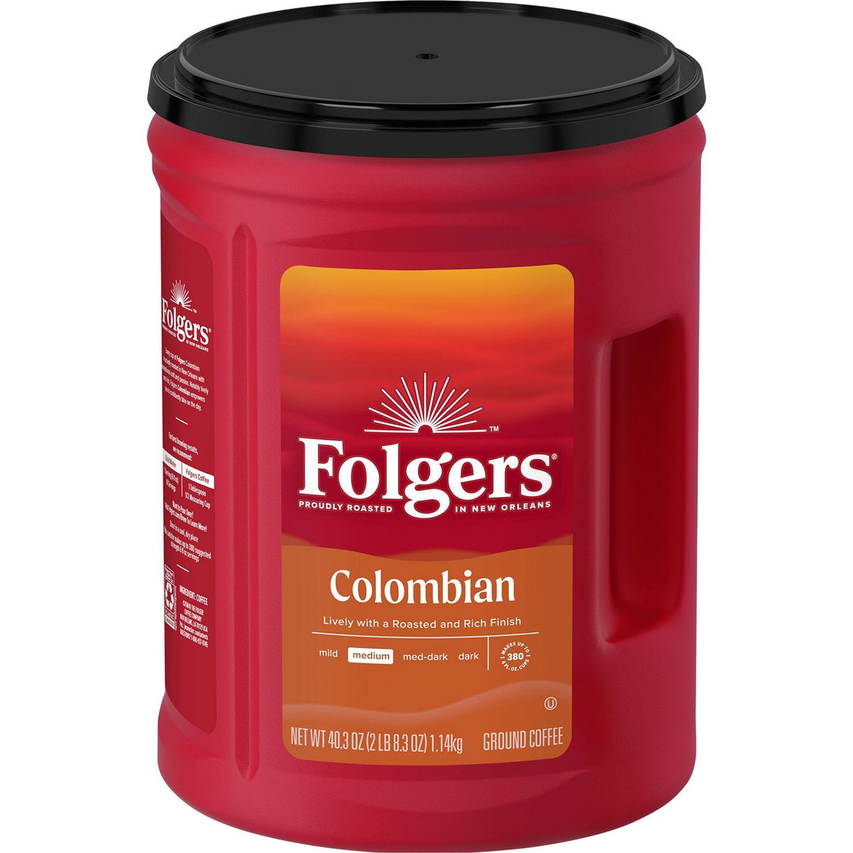 Folgers 100% Colombian Kaffee, 40.3 oz