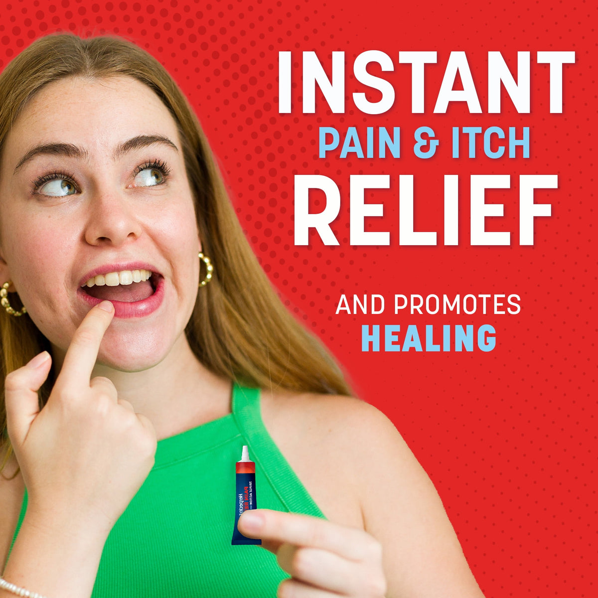 Herpecin-L Pain Relief with Lidocaine Cold Sore and Fever Blister Treatment Balm, 0.15 oz