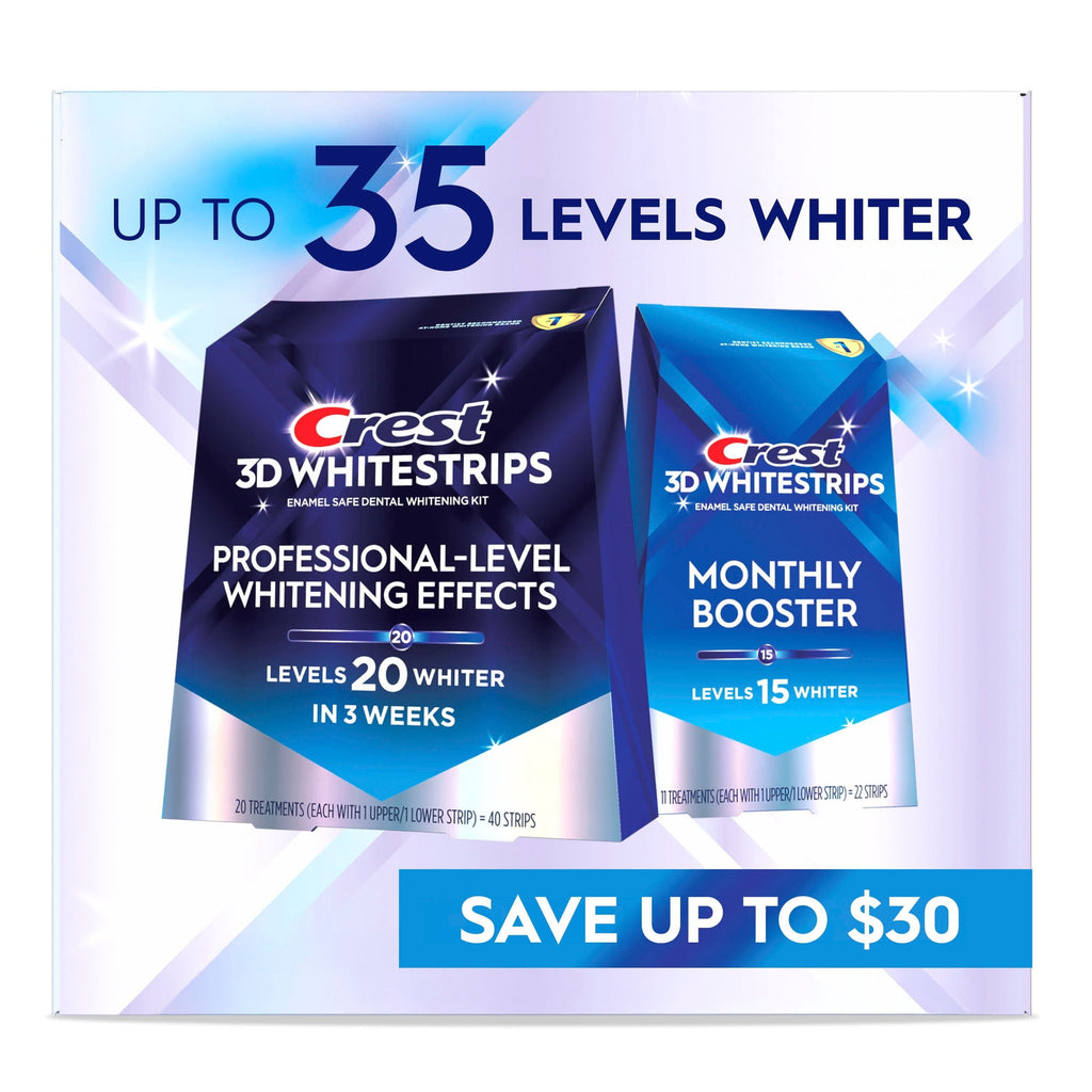 Crest 3D Whitestrips Professional Effects & Supreme Bright Kit Zahnaufhellungsstreifen