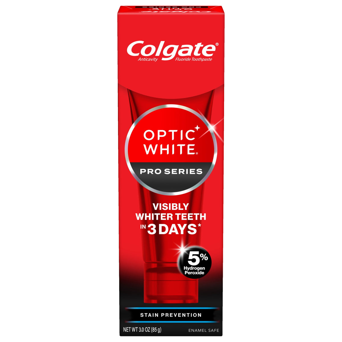 Colgate Optic White Pro Series Whitening Zahnpasta mit 5% Hydrogen Peroxide, 3 oz