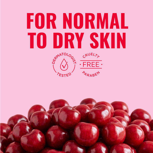 Jergens Original Scent with Cherry Almond Body Lotion Moisturizer for Dry Skin, 3 fl oz