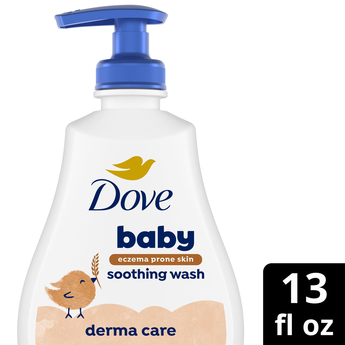 Baby Dove Derma Care Skin Care with Colloidal Oatmeal Soothing Wash Suitable for eczema prone skin, 13 fl oz