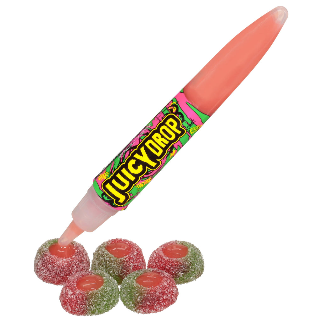 Juicy Drop, Gummies and Sour Gel, Fruit Flavored, Gummy Candy, 2.01 oz, 1 Pack