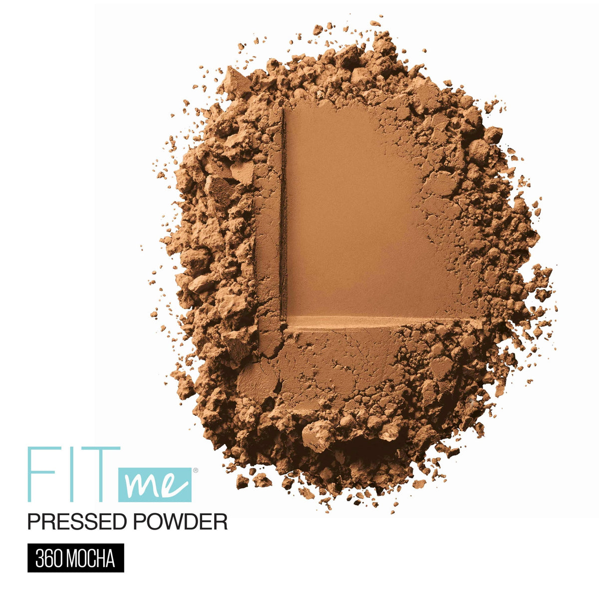 Maybelline Fit Me Matte Poreless Pressed Face Powder Makeup, Mocha, 0.29 oz