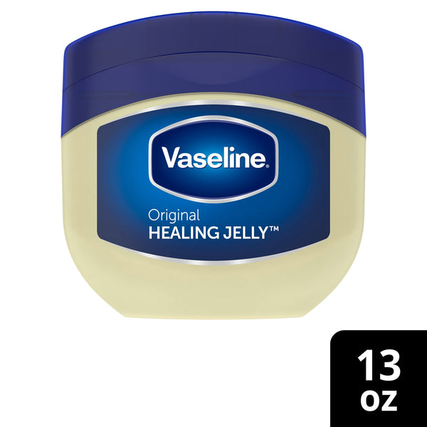 Vaseline Petroleum Jelly Skin Care For Dry Skin and Eczema Relief Original 100% Pure Petroleum Jelly, 13 oz
