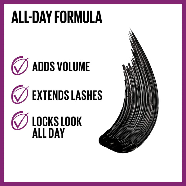 Maybelline The Falsies Lash Lift Washable Mascara, Blackest Black 0.32 fl oz