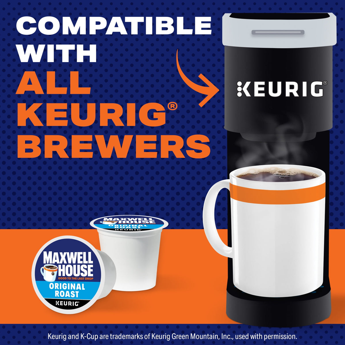 Maxwell House Original Roast Medium Roast K-Cup® Coffee Pods, 24 Count Box
