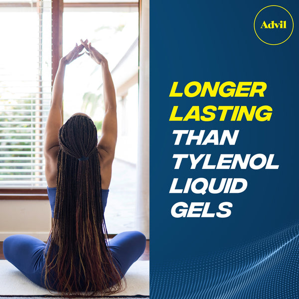 Advil Liqui-Gels Minis Pain Relievers for Headache Relief, Fever Reducer Liquid Filled Capsules, 200 Mg Ibuprofen, 80 Count