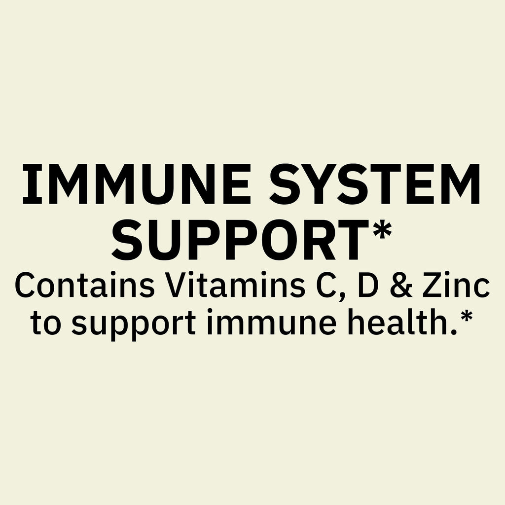Spring Valley Immune Plus Dietary Supplement Vegetarian Gummies for Immune System Support, Elderberry, 60 Count