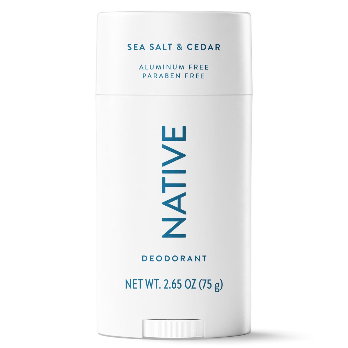 Native Deodorant for Women & Men, Aluminum Free, Sea Salt & Cedar, 2.65 oz