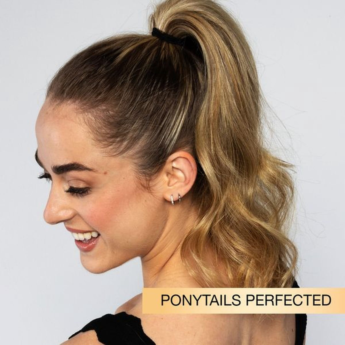Scunci No Damage No Metal Hair Ties, Black, 15 Count with 5 Bonus Ponytail Holders
