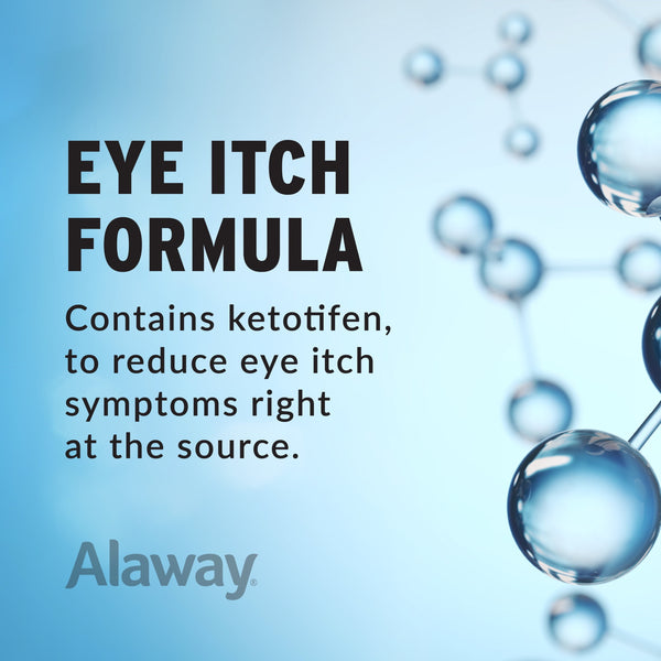 Alaway Allergy Eye Drops for Dry Itchy Eyes with Antihistamine that Works in Minutes, 0.34 fl oz
