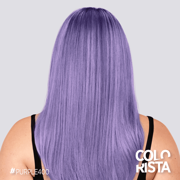 L'Oreal Paris Colorista Semi-Permanent Hair Color, Light Bleached Blondes, Purple, 1 Kit