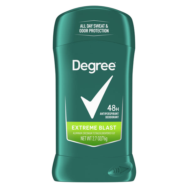 Degree Men Original Protection Antiperspirant Deodorant Stick for Men Extreme Blast Citrus Scent, 2.7 oz
