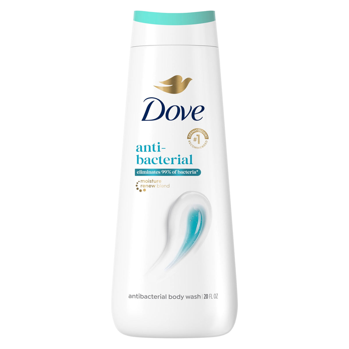 Dove Body Wash For All Skin Types Antibacterial Protects From Dryness ,20 FL oz