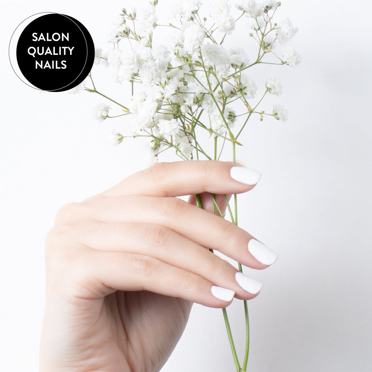 SensatioNail Gel Nail Polish (White), Enjoy Every Moment, 0.25 fl oz
