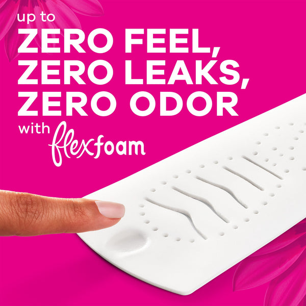 Always Radiant with FlexFoam Pads, Size 1, Regular, Wings, 42 Count