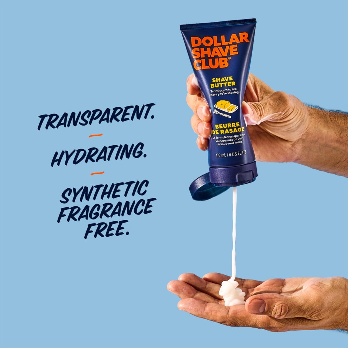 Dollar Shave Club Smooth Shave Butter 6 fl oz for Precision Shaving