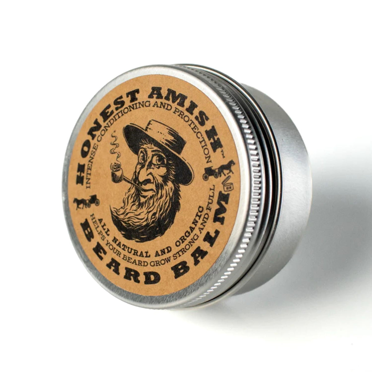 Honest Amish All Natural & Organic Beard Balm, 2 Oz