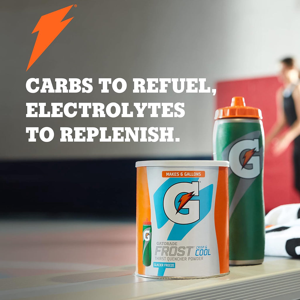 Gatorade Glacier Freeze Electrolyte Drink Mix Powder, 50.9 oz Canister for Rehydration