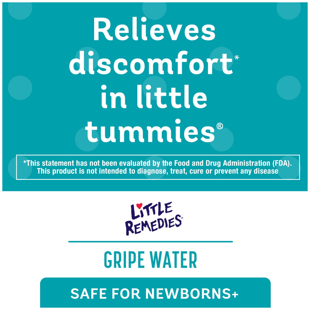 Little Remedies Gripe Water, Colic & Gas Relief, Liquid Safe for Newborns, 4 fl oz