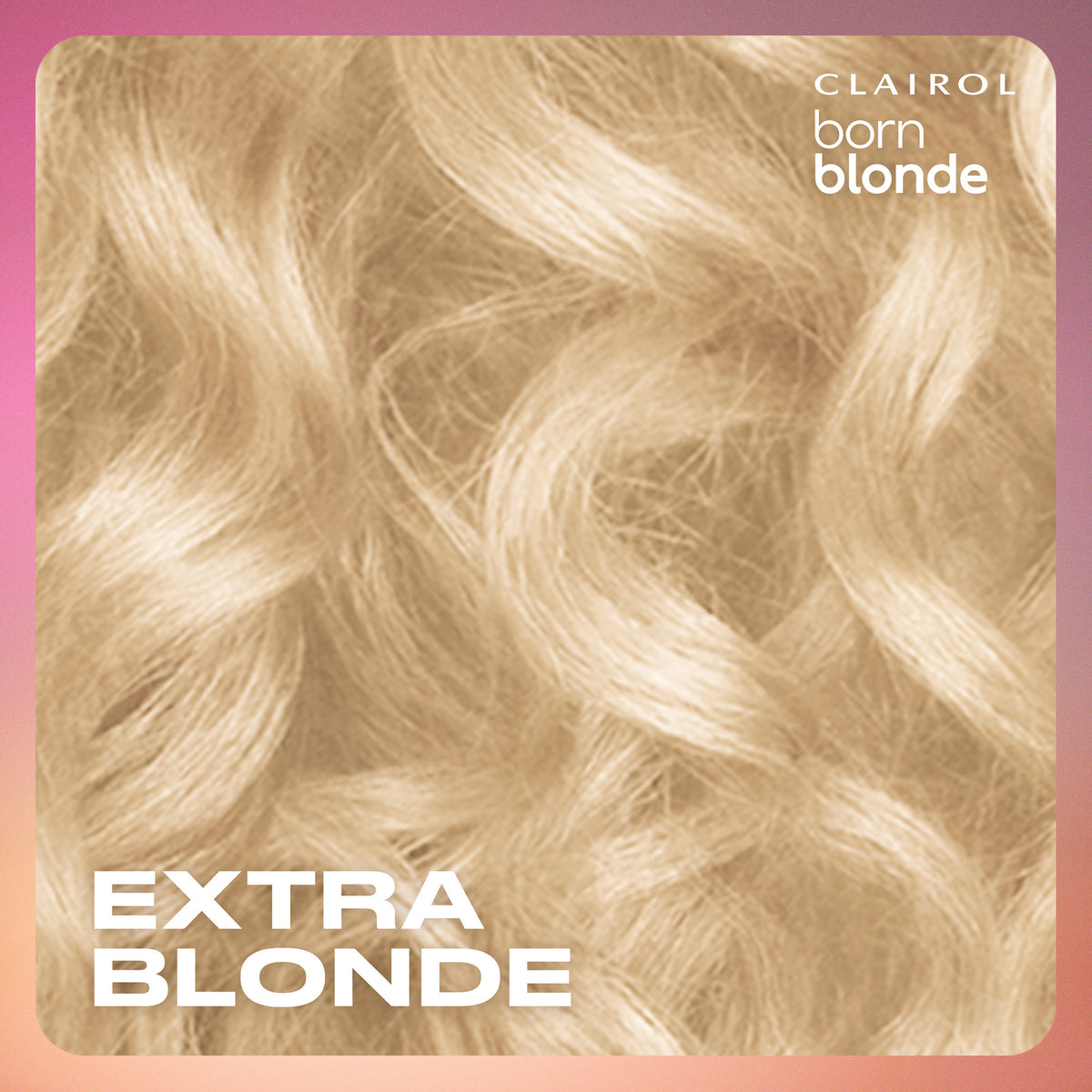 Clairol Born Blonde Permanent Hair Dye, Ultimate Blonding Hair Color Kit, Extra Blonde, 1 Application