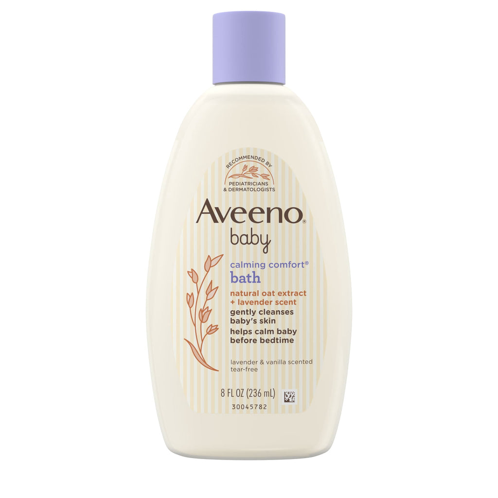 Aveeno Baby Calming Comfort Bath Body Wash, Lavender & Vanilla, 8 fl oz