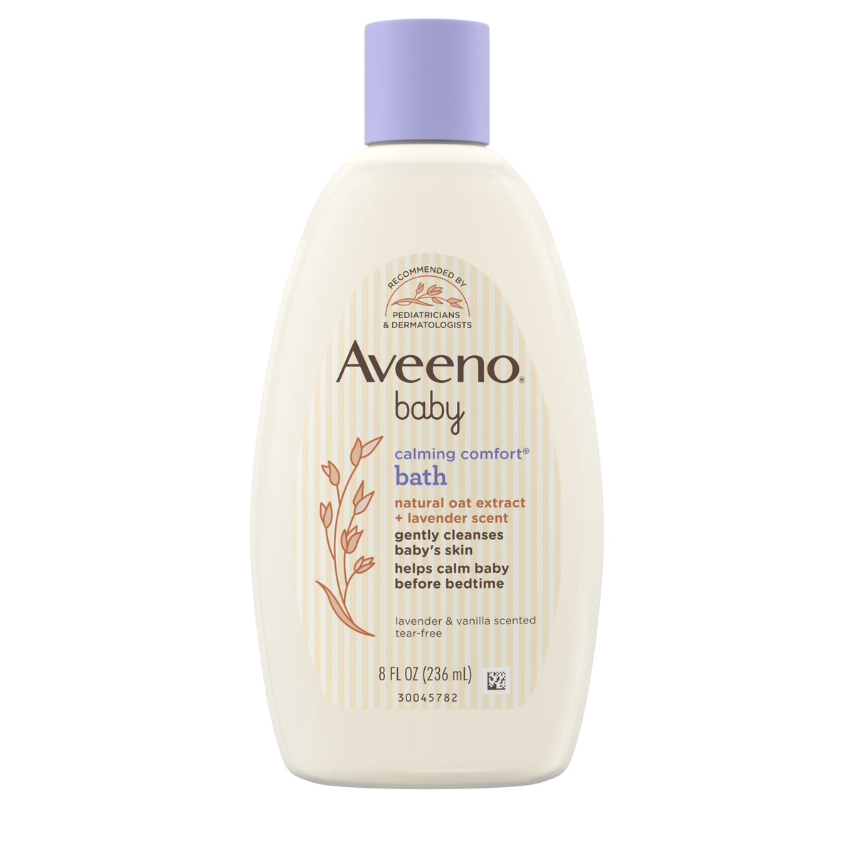 Aveeno Baby Calming Comfort Bath Body Wash, Lavender & Vanilla, 8 fl oz