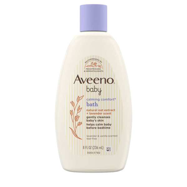 Aveeno Baby Calming Comfort Bath Body Wash, Lavender & Vanilla, 8 fl oz