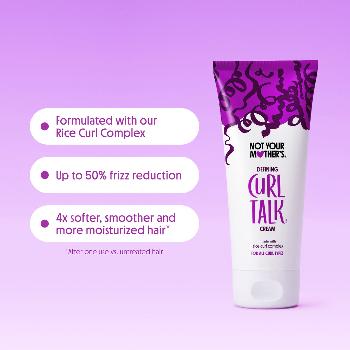 Not Your Mother's Curl Talk Defining Curl Cream, Maximizes Definition, For All Hair Types, 6 fl oz
