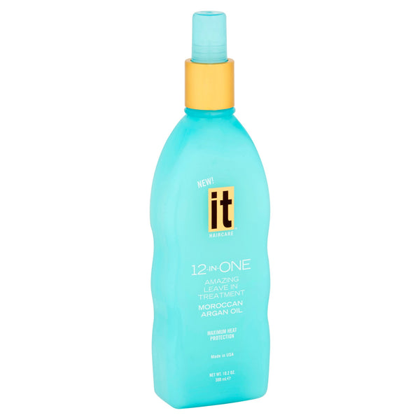IT 12-in-One Leave In Hair Treatment Argan Oil Spray, 10.2 oz