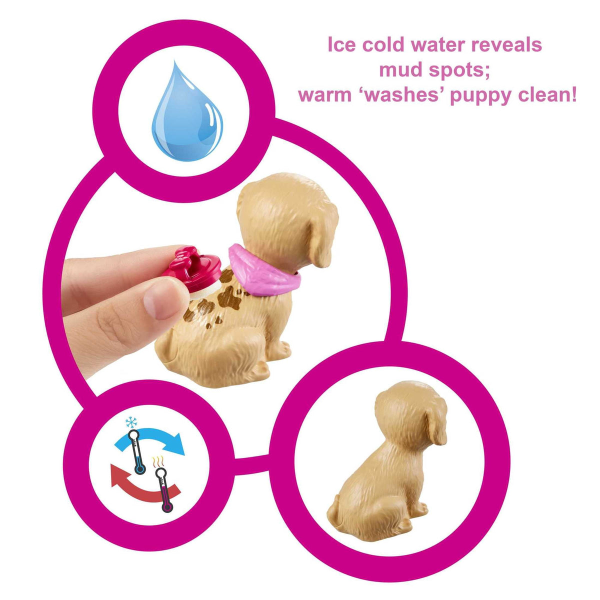 Barbie Doll and Pet Boutique Playset with 4 Pets and Accessories, for 3 to 7 Year Olds